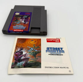 Classic NES Street Fighter 2010: The Final Fight CIB Complete w/protector cover