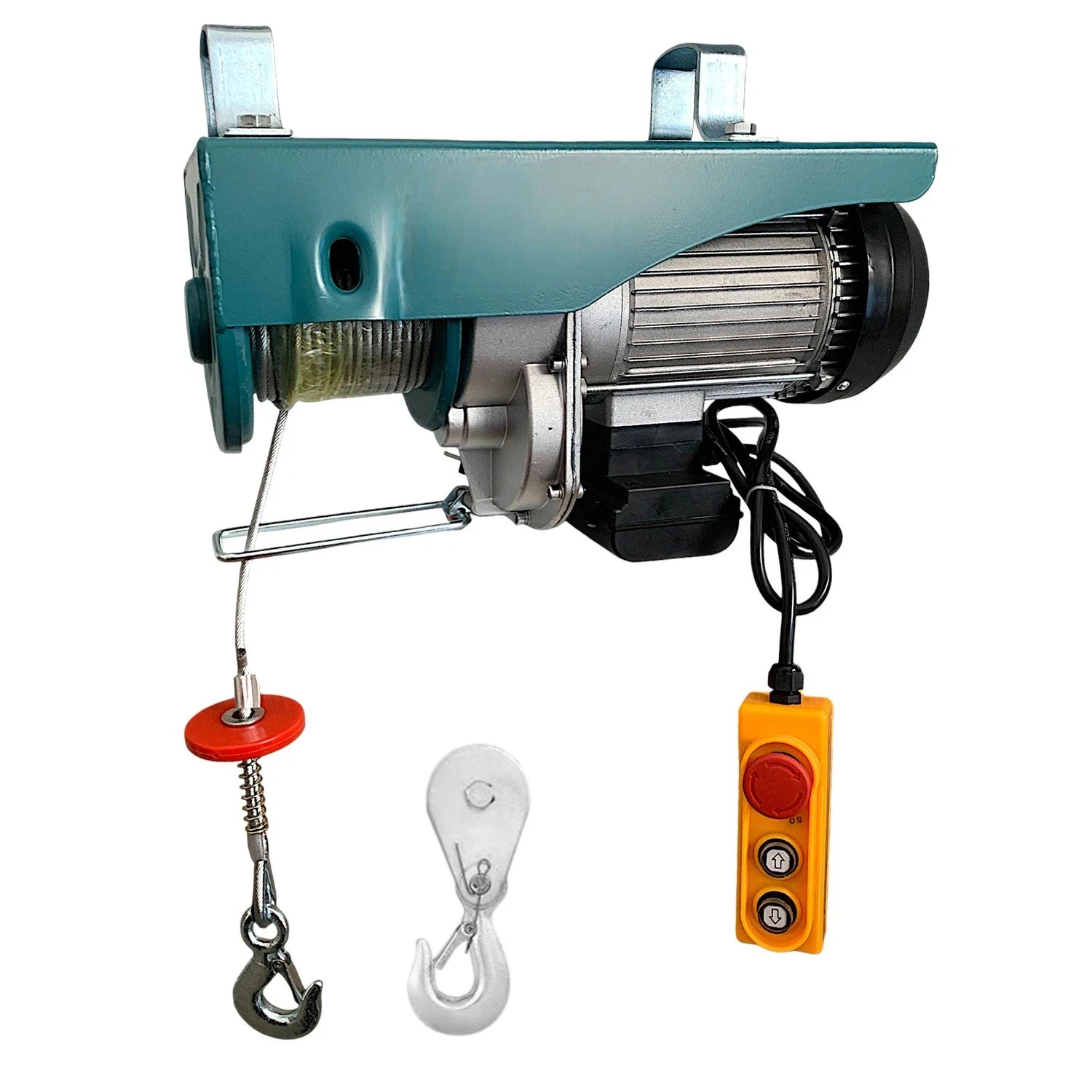 Argano Montacarichi Elettrico 1000Kg 2000W Paranco Certificato CE 3HP
