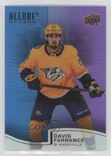 2021-22 Upper Deck Allure Rainbow Blue Purple 110/199 David Farrance #R-33 1t49