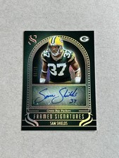 2025 Silhouette, Sam Shields, Framed Signatures, Holo Gold 57/99