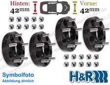HR Spurverbreiterung schwarz 42mm/Achse für Porsche 911 Cabriolet Bj. 1982-1989