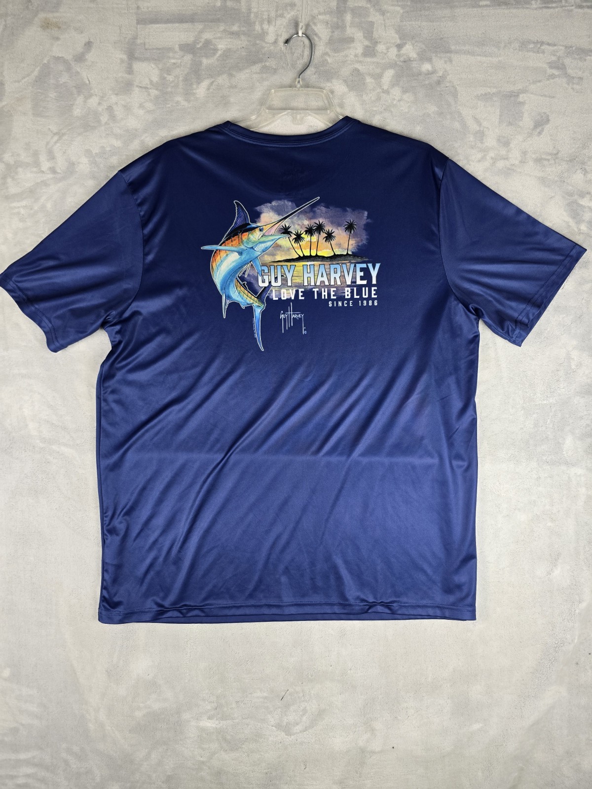 Guy Harvey Performance Shirt Moisture Wicking Blu… - image 11