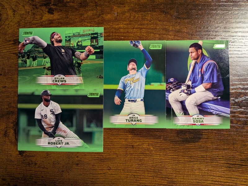 2025 Topps Stadium Club Baseball Lime Green Parallels Lot Of 4