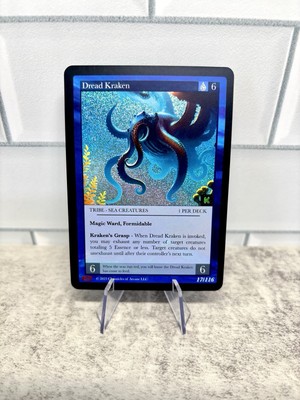 Chronicles of Arcane TCG Dread Kraken Full Holo Kickstarter
