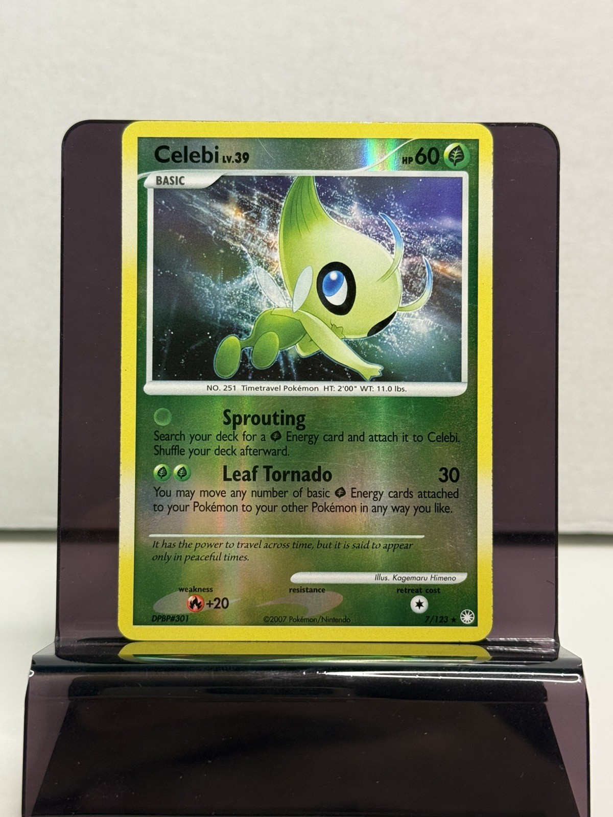 Celebi Mysterious Treasures 7/123 Rare Reverse-Holo