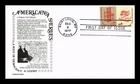 DR JIM STAMPS US COVER PUBLIC THAT READS AMERICANA FDC COMBO ARISTOCRAT CACHET