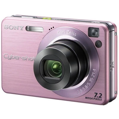 Sony Cybershot DSC-W120 7.2MP CCD Vintage Digital Camera - 100