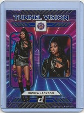 2025 Panini Donruss Tunnel Vision Press Proof Blue Rickea Jackson #12 Sparks
