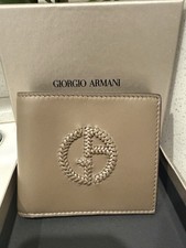 Giorgio Armani Bifold Leather Logo Wallet