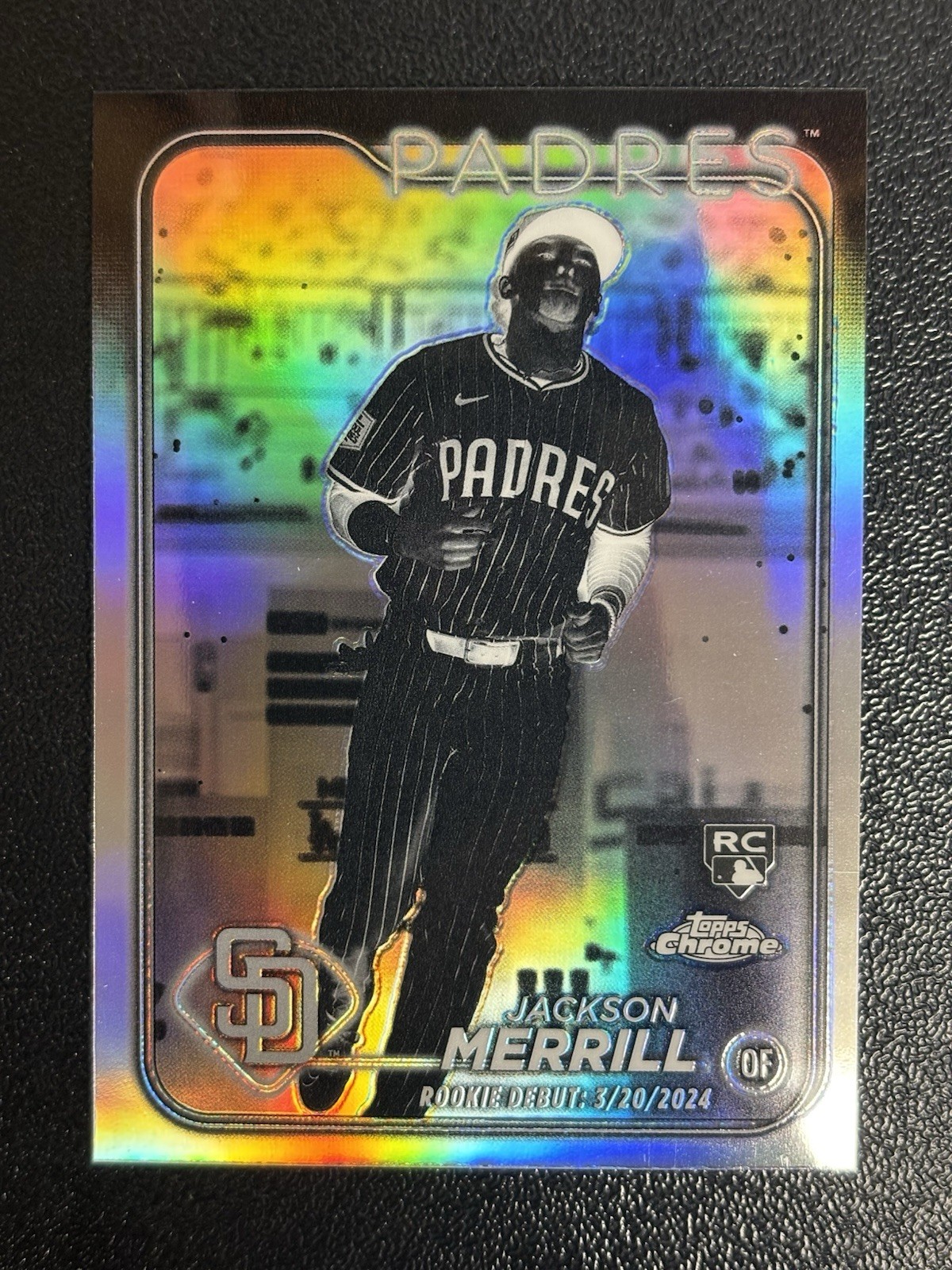 2024 Topps Chrome Update Negative Refractor RC Debut Jackson Merrill #USC 57 MLB