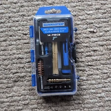 Gunmaster .357/.38/9mm Cleaning Kit For Pistols 14 Piece Compact Gun Master NEW