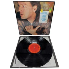 David Gilmour "About Face"   1984 Vinyl LP Columbia Records Shrink Hype Sticker