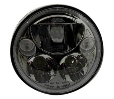 Custom Dynamics 7in TruBeam LED Scheinwerfer & Fahrlicht - Rund - Schwarz