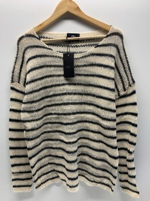 Other Navarro Pullover Knochen & Schwarz Größe S/M Nagelneu Mit Etikett UVP 78£