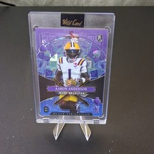 Aaron Anderson 2026 Wild Card 5 Card Draw Black Tie edition Rookie 3 of 3!!!. rookie card picture