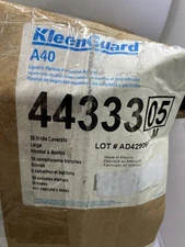 Kimberly-Clark KleenGuard A40 White Large Coveralls, Hooded & Booted, Case Of 25