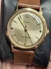Timex Viscount 1966 Gold Tone Mens Vintage 1960s Automatic Self Winding Watch...