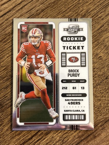 Brock Purdy #68 2022 Panini Contenders Optic card