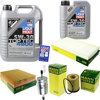 Mann Inspektionspaket 6L Liqui Moly Top Tec 5W-30 FüR Opel Vectra C CC Signum