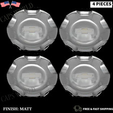 4 Pcs 07-13 Chevrolet Silverado Tahoe Avalanche Wheel Hub Center Cap New 4 Pcs 07-13 Chevrolet Silverado Tahoe Avalanche Wheel Hub Center Cap New
