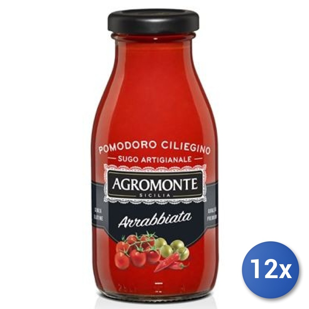 12X Multipack Agromonte Cherry Tomato Arrabbiata Sauce 260G