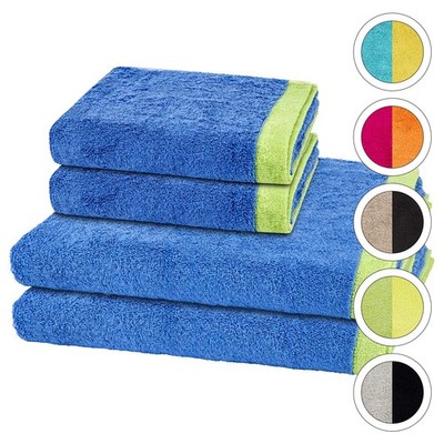 Cawö - Lifestyle Splash - 2 X Handtuch 2 X Duschtuch im Set - Heimtextilien - Fr