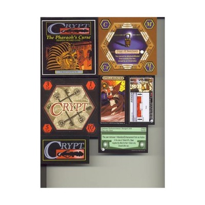 Line of Sight Boardgame Crypt - The Pharaoh's Curse Box VG+/Mint