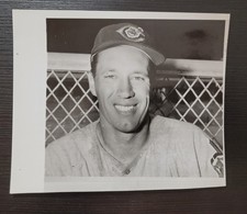 Bob Feller 1956 Cleveland Indians Original News Photo 4.5x5.5 HOF Pitcher NEA Ty