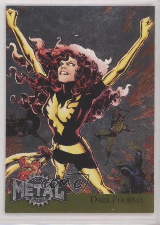2015 Marvel Fleer Retro 1995 Fleer Metal Blaster Dark Phoenix #9 09q5