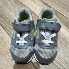 Nike Air Max Toddler Sneakers Hook & Loop Gray Green White US 8C EU 25