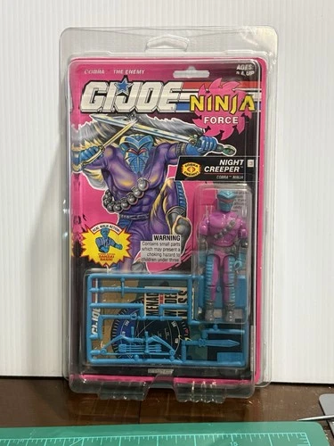 Hasbro GiJoe Ninja Force Night Creeper MOC MOSC SEALED with UV Protective Case