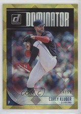 2018 Panini Donruss Dominators Gold 16/99 Corey Kluber #D6 0u7