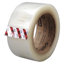 Scotch 371 Carton Sealing Tape, Clear, 2-53/64In, Pk24