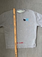 Mens Off-white Just Global Crewneck Sweatshir...