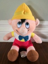 Vintage Pinocchio Walt Disney Animated Classic Film Plush 6" Stuffed Toy