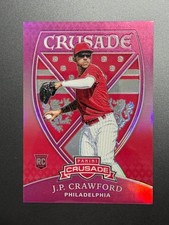 2018 Panini Chronicles - Crusade J.P. Crawford #24 Pink Prizm /25 (RC)