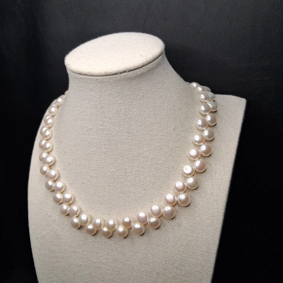 Collar moneda perlas agua dulce. 16.584 Foto 3 de 4