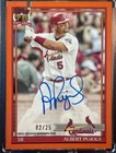 2026 Topps Series 1 Albert Pujols 1991 Topps Baseball Autographs (RAW)