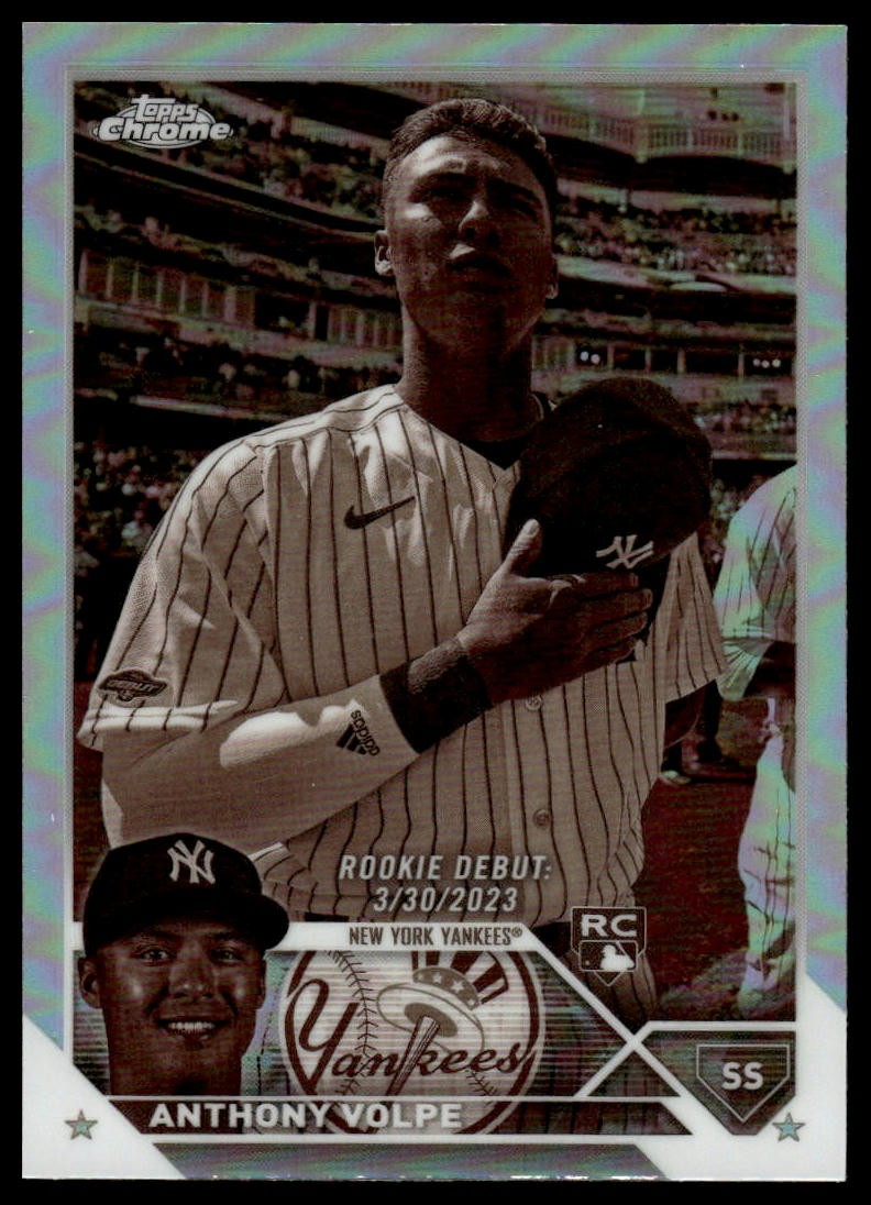 2023 Topps Chrome Update - Anthony Volpe Sepia - Baseball #USC35