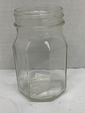 ball 14 8n sided vintage jar 5 1/2" octogon