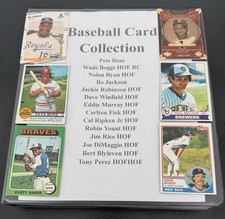 VINTAGE/MODERN BASEBALL CARDS COLLECTION ~ (1970s-Modern)(in binder)
