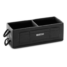 Sparco Helmet Storage Box Double , Black - Rally / Stage / Pockets For Tools