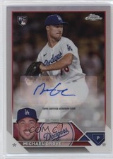 2023 Topps Chrome Update Auto Refractor 21/499 Michael Grove #AC-MGR Auto 19hu