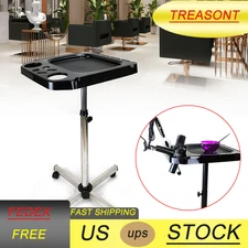 Salon Rolling Tray Cart+Wheel Hairdressing Tool Hair Stylist Storage Trolley NEW