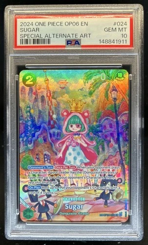 2024 One Piece Sugar Special Alternate Art #OP04-024 PSA 10 GEM MINT GEM MINT