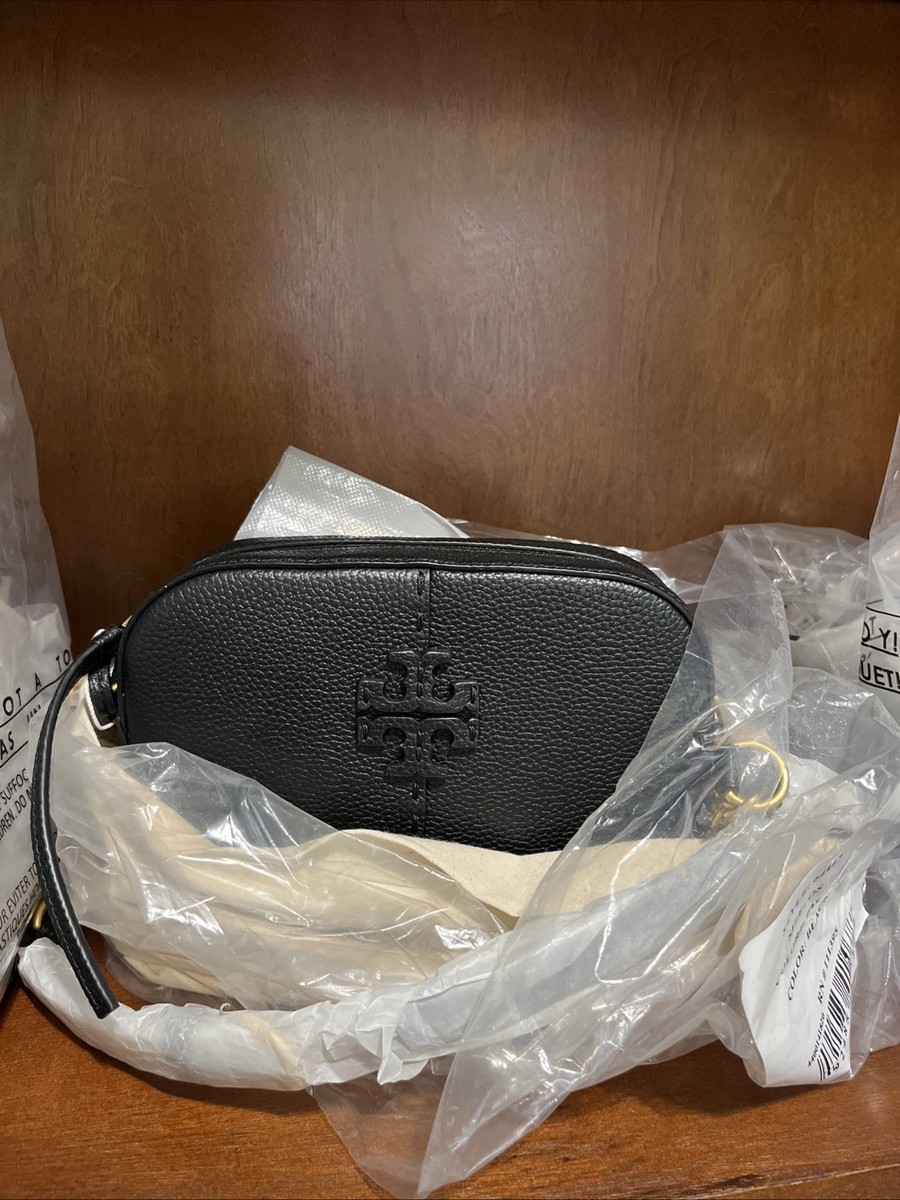 ショルダーバッグ・ポシェット [ToryBurch] MCGRAW CAMERA BAG - BRIE & BLACK Amazon.com: Tory Burch McGraw Camera Bag Black One Size