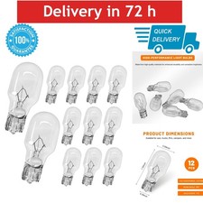 12 Pack 921 912 W16w T15 12v 16w Led Car Reverse Tail Light Bulbs