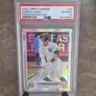 2022 Topps Chrome - Aaron Judge #99 Prism Refractor PSA10 Gem MT