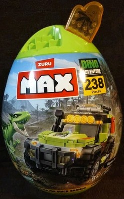 ZURU MAX Raptor Force Dino Adventure Building Set 238 Pcs NEW In Sealed Egg