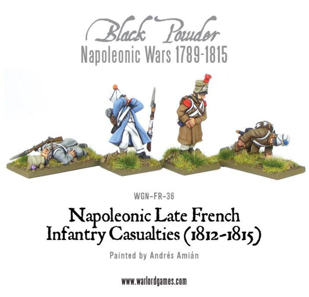 Black Powder - Napoleonic Late French Infantry Casualties (1812-1815) - Warlord